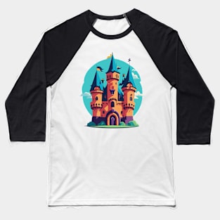 Cute Castle Baseball T-Shirt
